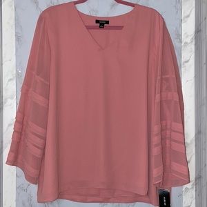 NWT Women’s Alfani Large dusty blush blouse